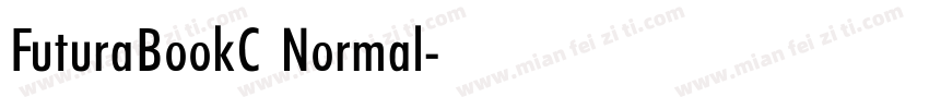 FuturaBookC Normal字体转换
